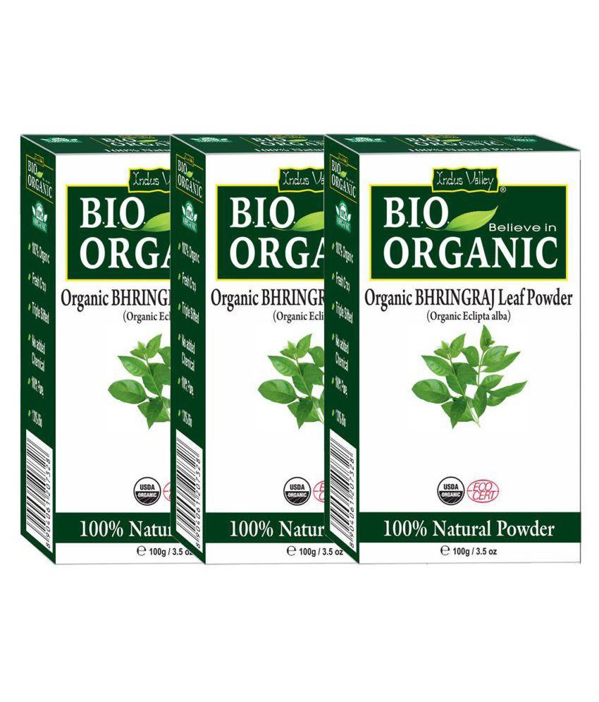     			Indus Valley Bio Organic Natural Bhringraj Powder - Triple Pack (300 g)