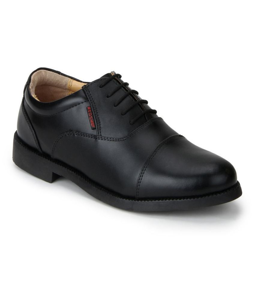 red chief shoes black leather