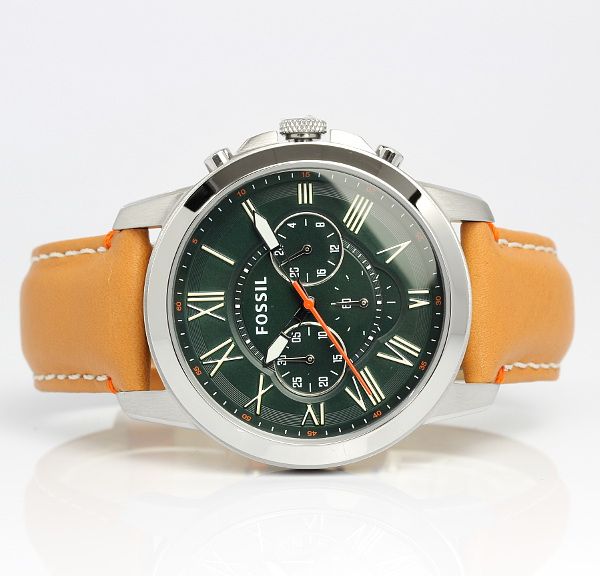 Fossil FS 4918 Leather Analog Men's 