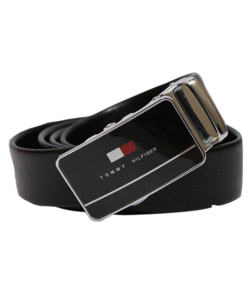 Tommy Hifliger Black Leather Party Belt - Pack of 1 - Buy Tommy ...