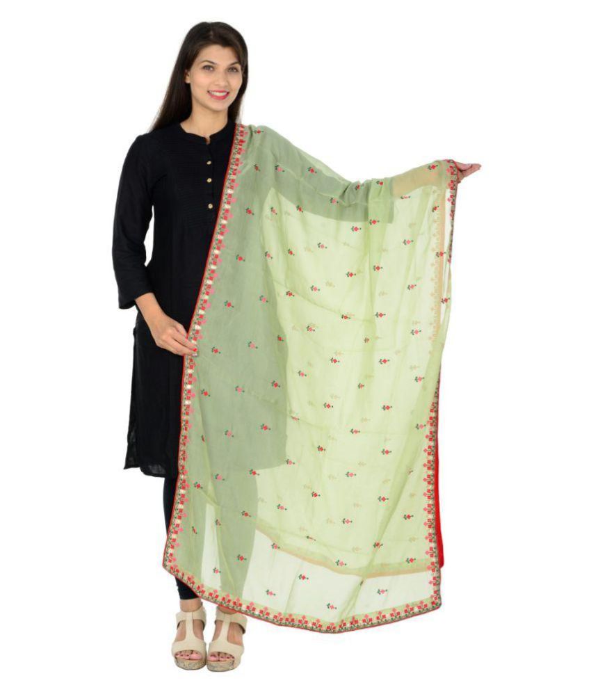 organza floral dupatta online