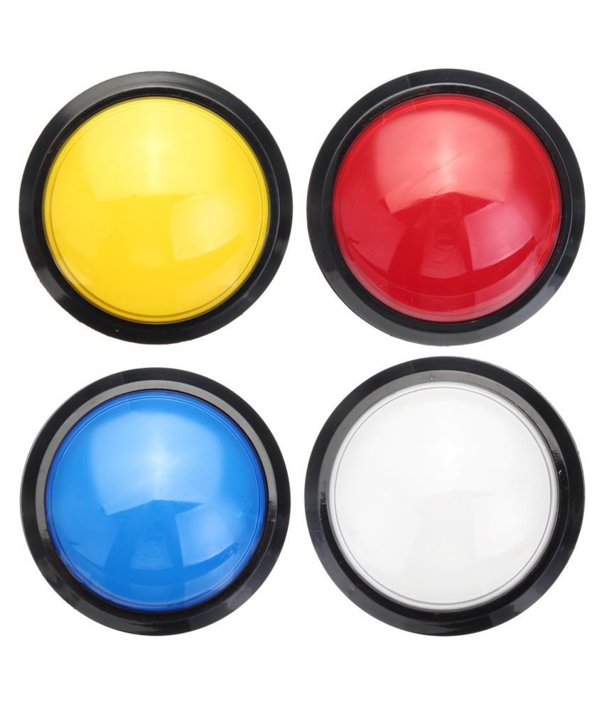 Buy Massive Arcade Button with LED 100mm 5 Colors Convexity Console
