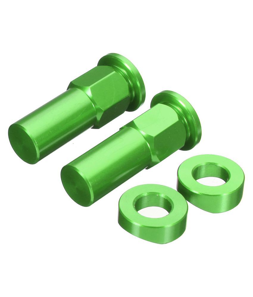 1Pair Motocross Motorbike Rim Lock Covers Nuts Washers With 8mm x 1