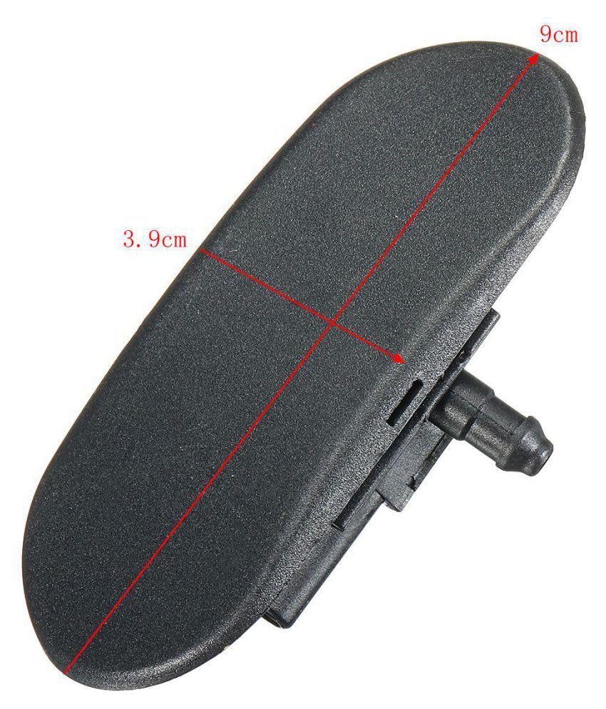 2Pcs Windshield Washer Spray Nozzle Heated 4F0955987A 4F0955988A For