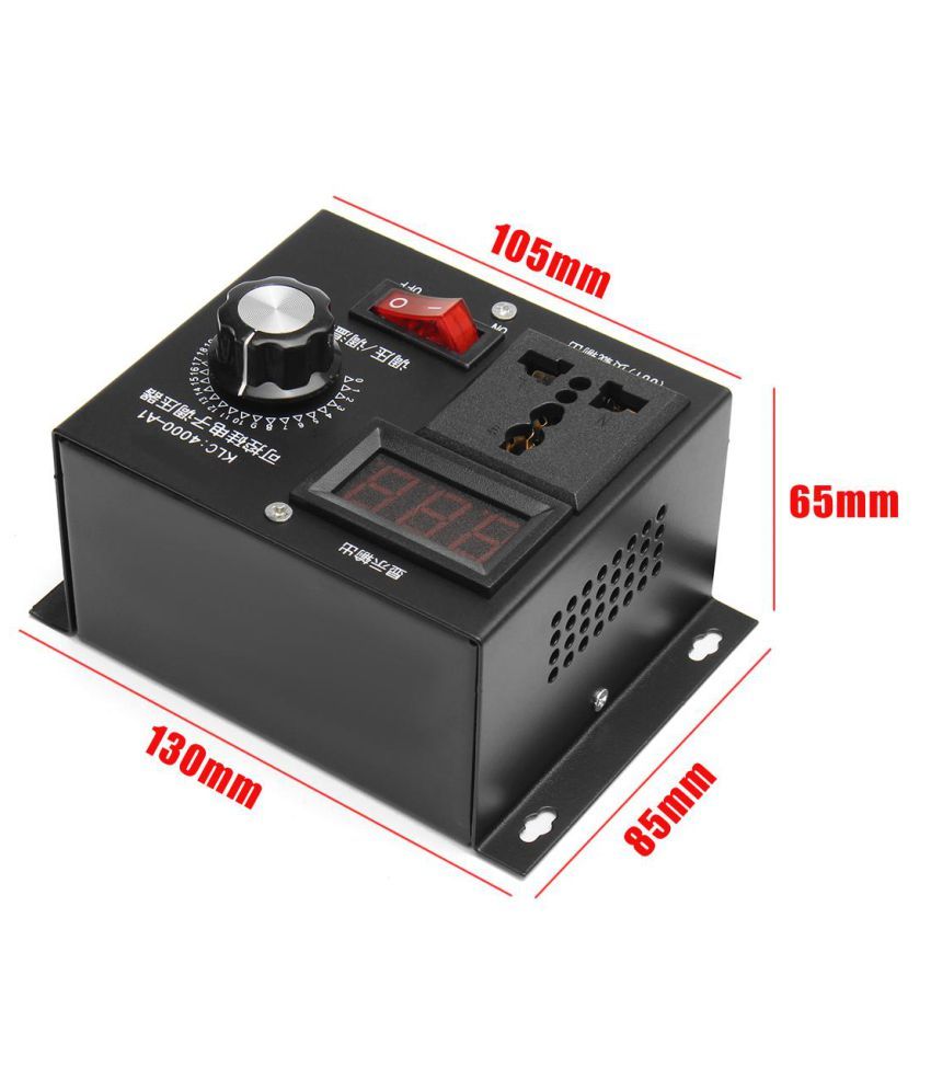 Buy 4000w 220V Variable Voltage Controller for Fan Speed Motor Control