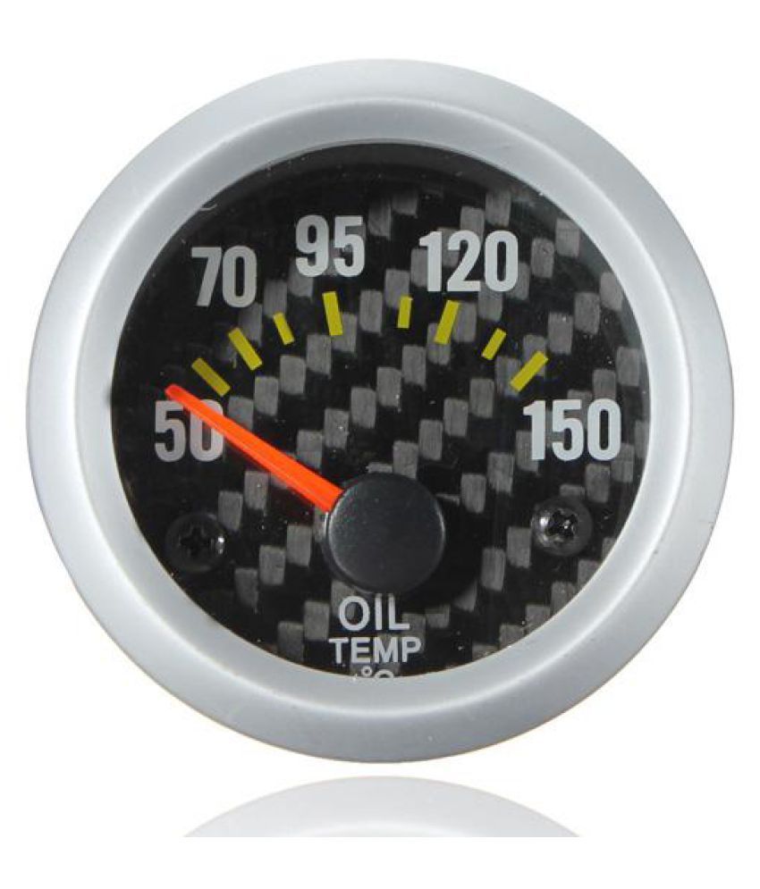 Electrical Oil Temp Temperature Gauge Celsius White Carbon Fiber Face Buy Electrical Oil Temp