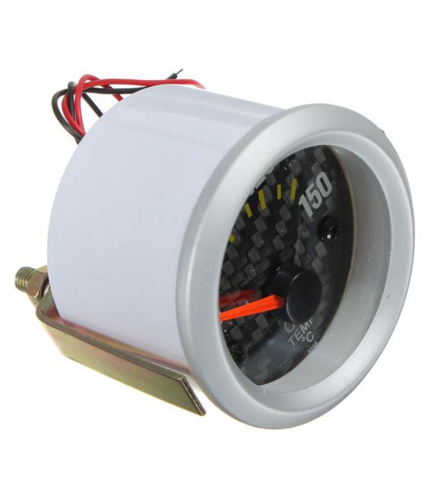 Electrical Oil Temp Temperature Gauge Celsius White Carbon Fiber Face Buy Electrical Oil Temp