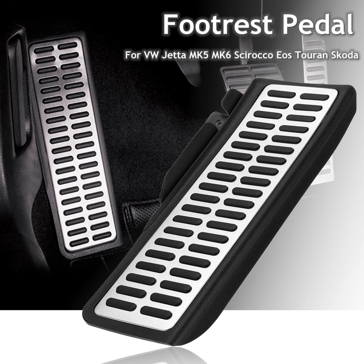 Stainless Steel Car Styling Dead Footrest Pad Sport Foot Rest Pedal for