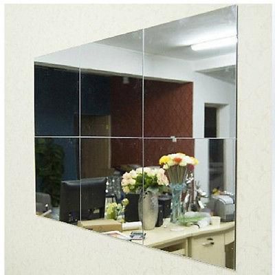 40pcs Self Adhesive Mirror Tiles, Self Stick Mirror Wall Tiles