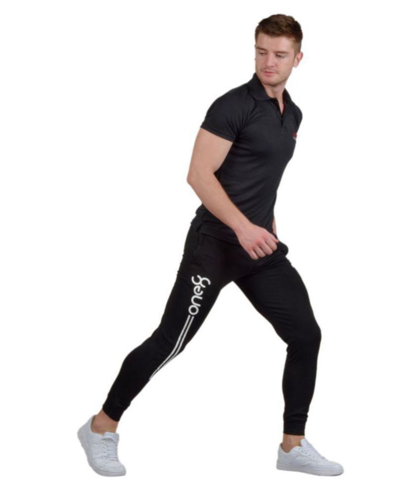 black joggers puma