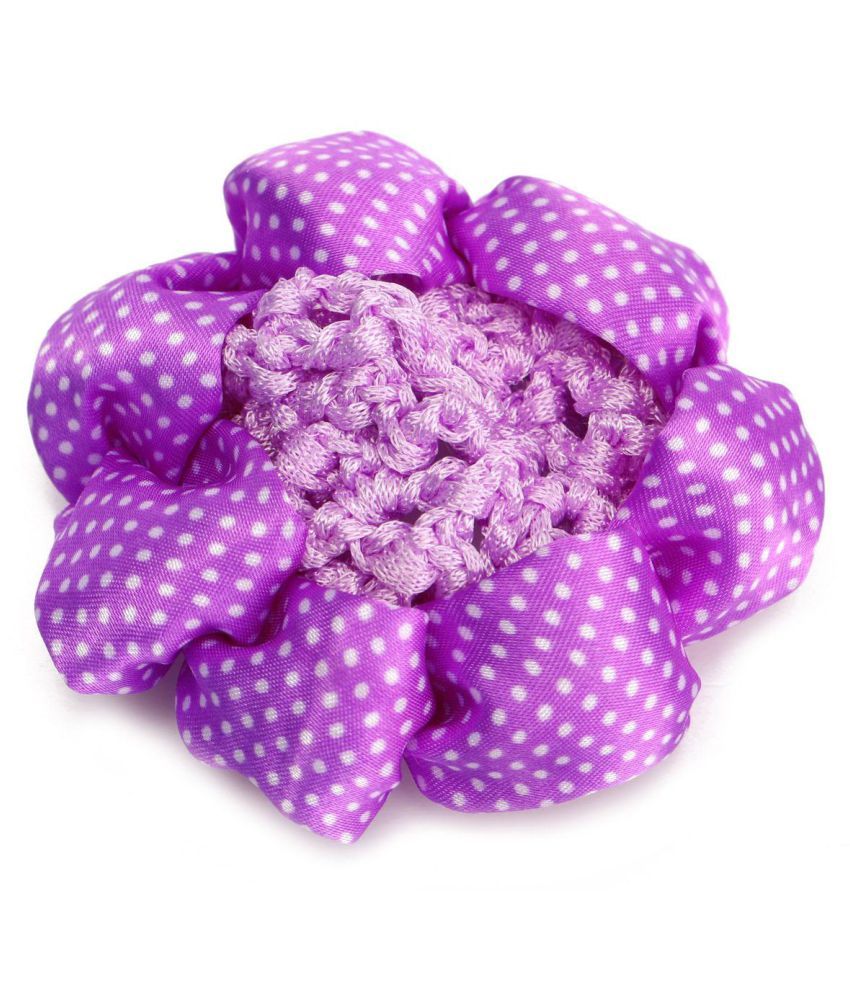 1pcs Dot Shiny Girl Women Bun Cover Snood Hair Net Ballet Dance