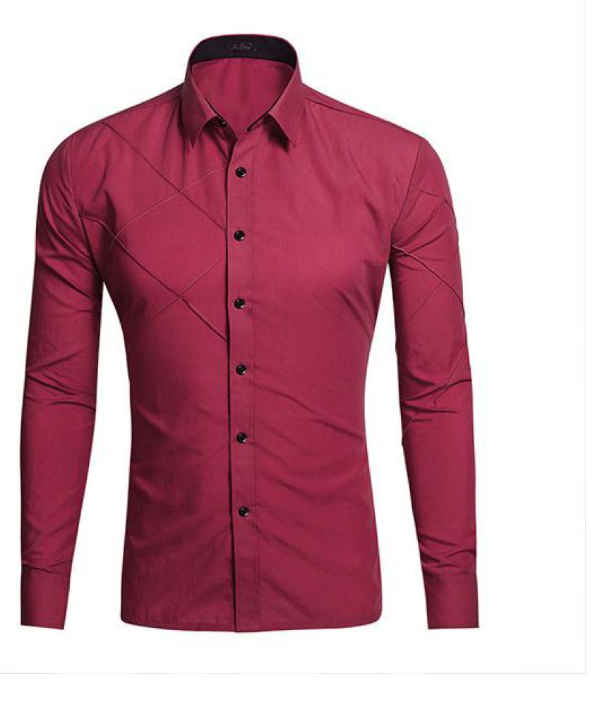 Casual Business Stitching Solid Color 