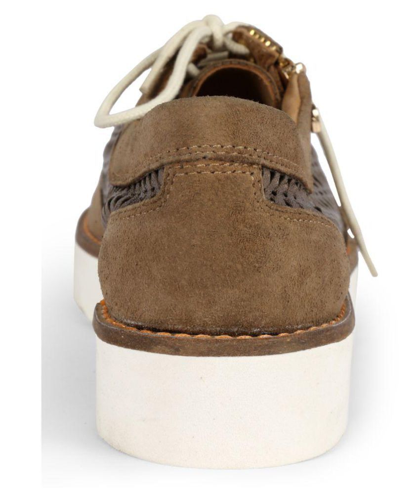 JL Collections Brown Casual Shoes Price in India- Buy JL Collections ...
