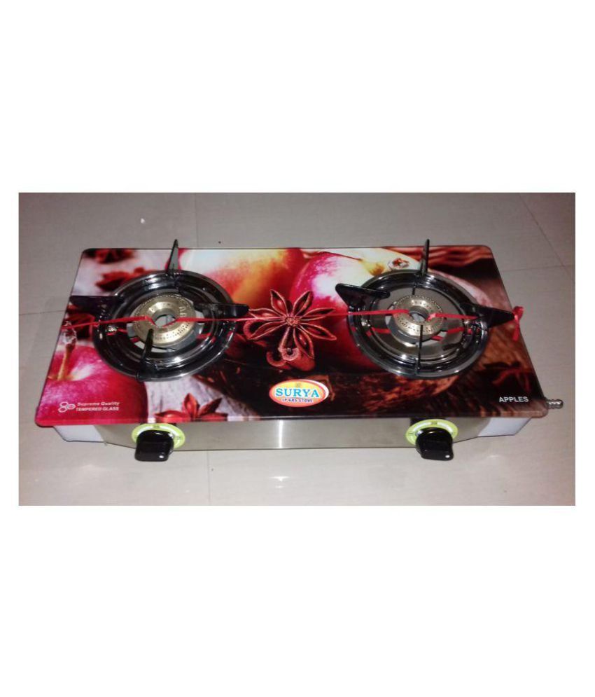 surya crystal 2 burner gas stove