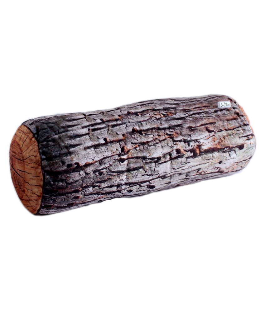 Skycandle Decorative Wood Log Cushion Soft Toys Cum Cushioncushions For Bed Chairs Outdoors 