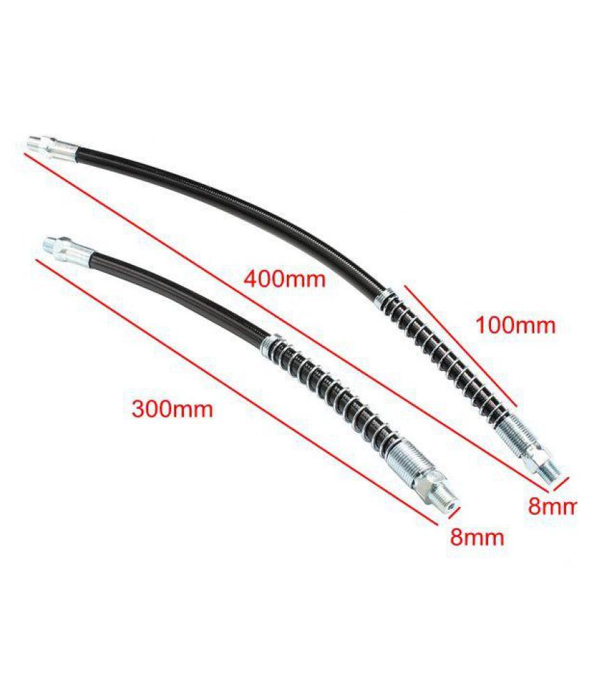 300mm/400mm Flexible Manual Grease Gun Hose Pneumatic Butter Pipe with
