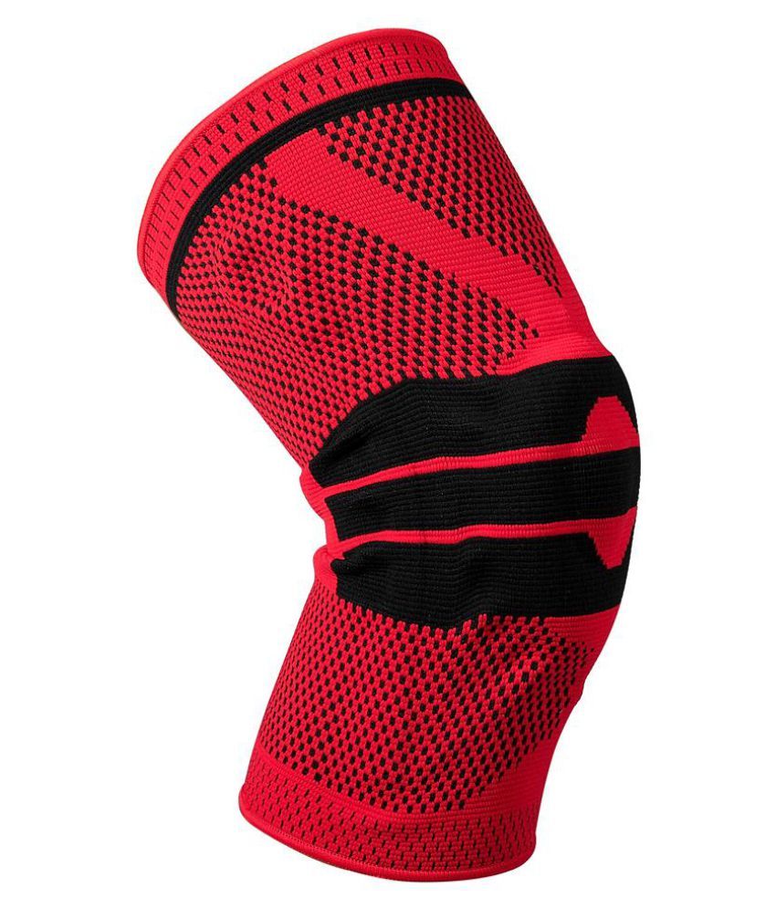 Mens Polyester Outdoor Sport Knee Pads Fitness Thin Breathable Knee