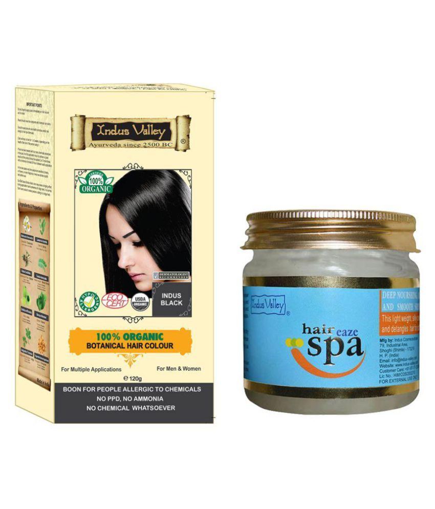Indus Valley Botanical Indus Black Hair Color For Allergic Sufferers