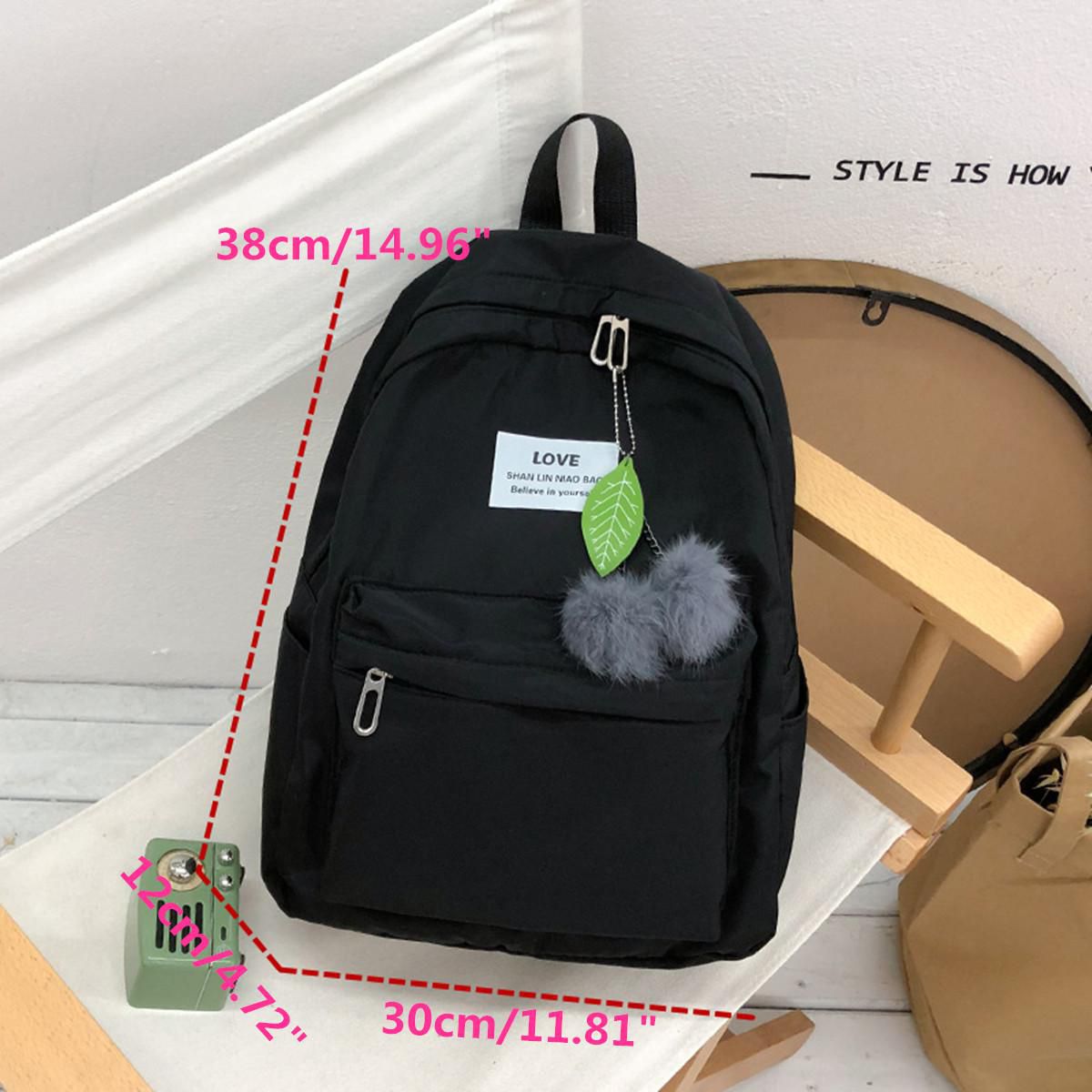 Girls Zipper School Bag Travel Satchels Bag
