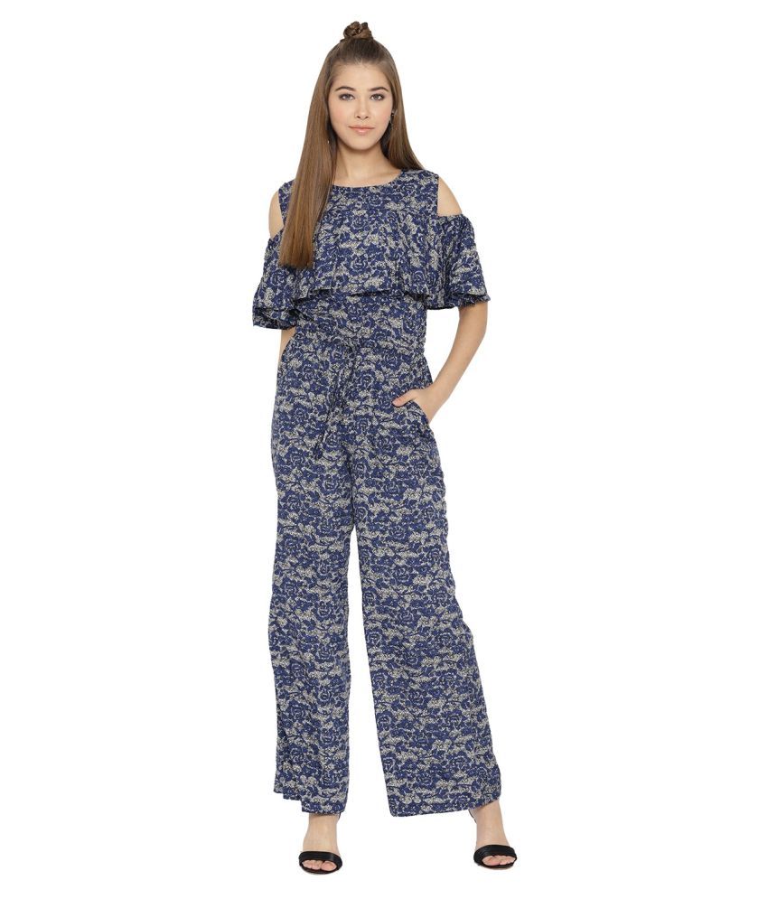 navy crepe jumpsuit