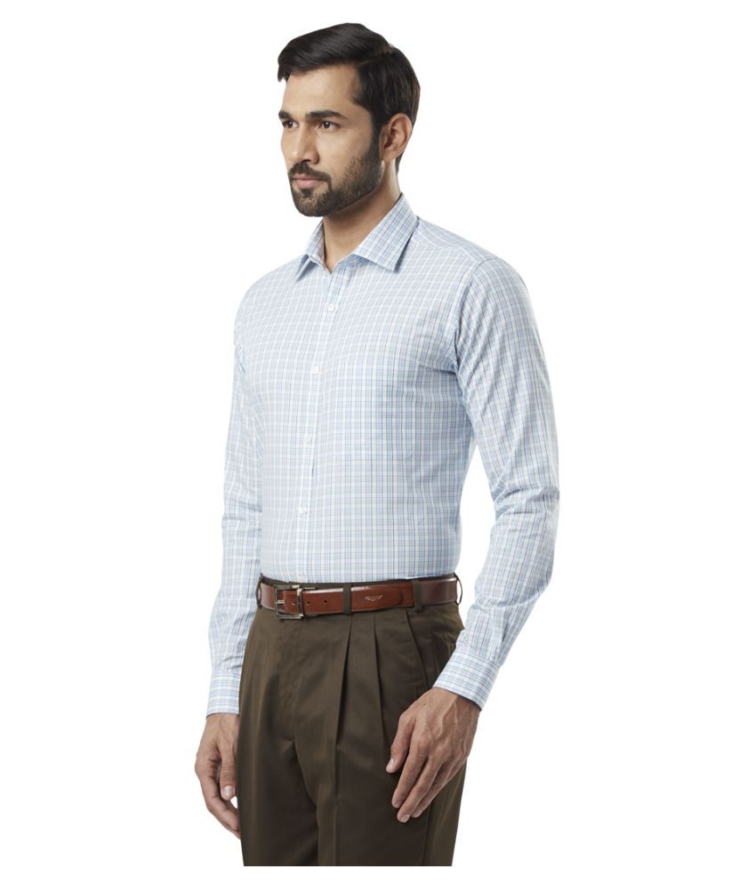 raymond blue coat pant