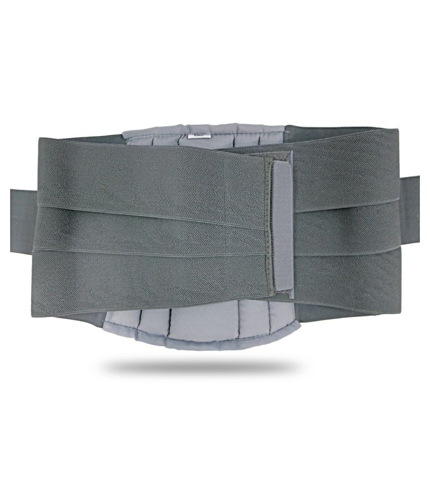 SAMSON HEALTHCARE Lumbo Sacral Belt(Towel)(Double Support)(L,Grey) Back ...