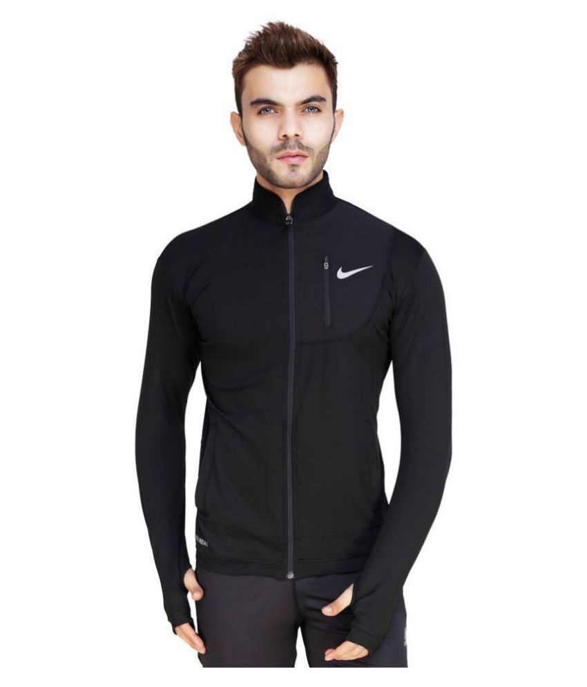 nike polyester terry jacket