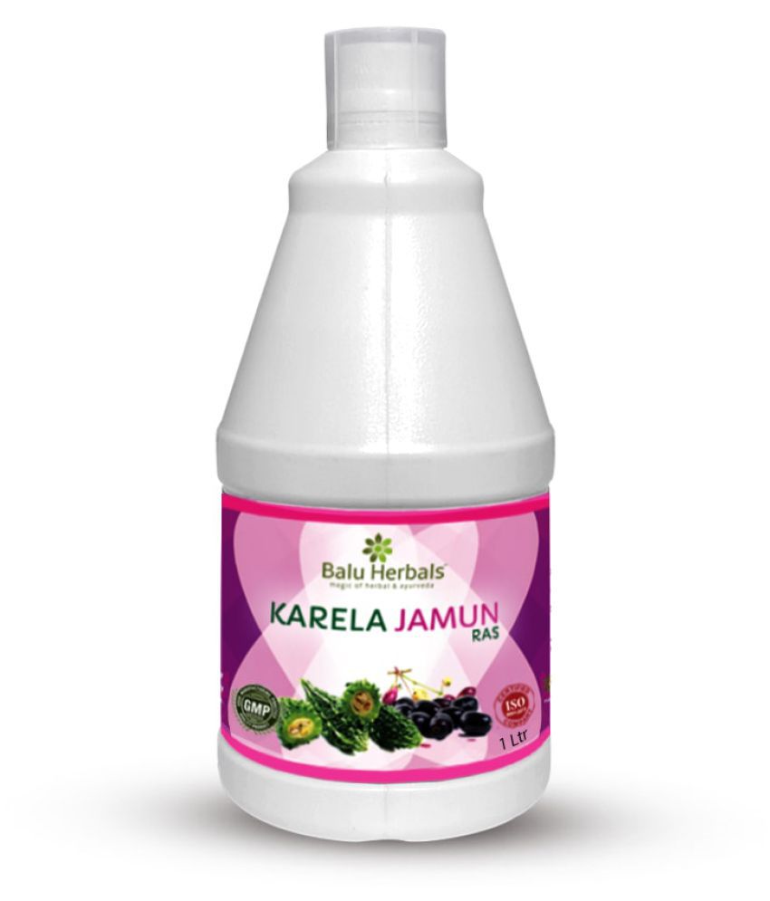     			BALU HERBALS AYURVEDA Karela Jamun Juice Liquid 1000 ml Pack Of 1