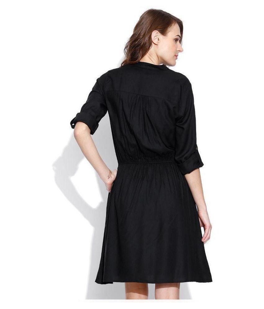 georgette black shirt