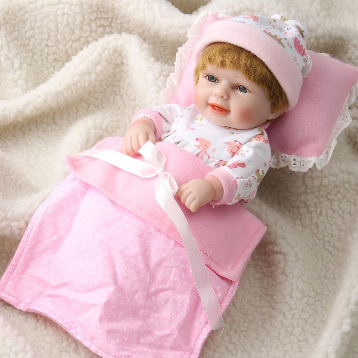 11inch Reborn Baby Doll Girl Silicone Handmade Lifelike B