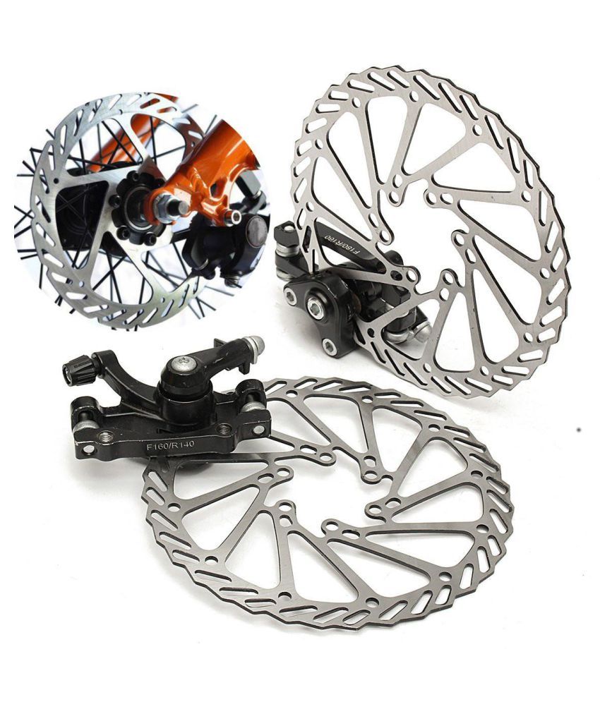 2pcs Mountain Bicycle Bike Mechanical Disc Brake Kit for Mountain Bicycle160mm Buy Online at