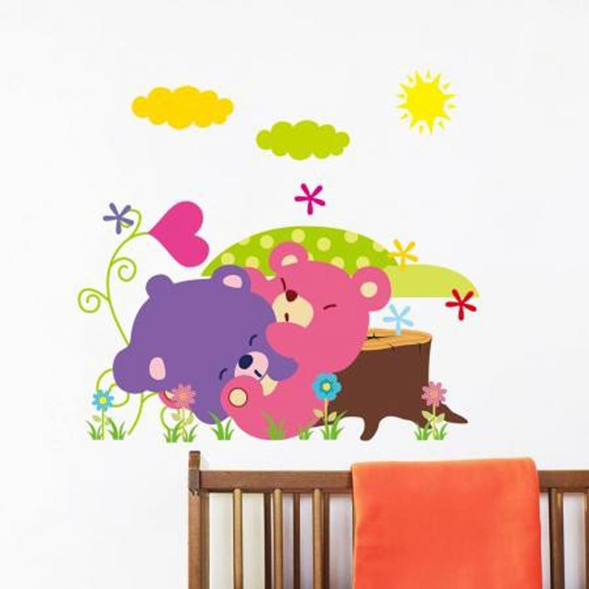 DIY Animals Removable Cute Wall Sticker Decal Kids Baby Nursery Room Decoration