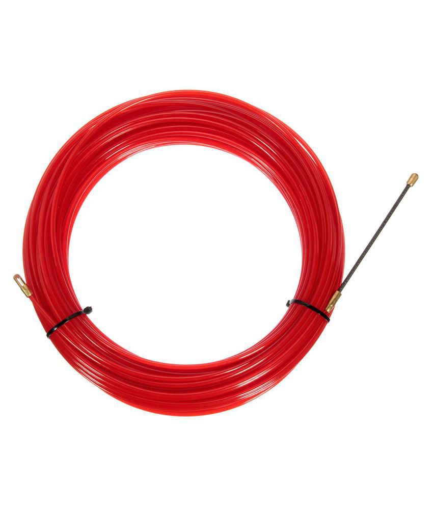 50 ft Nylon Fish Tape Electrical Cable Puller no kink red ELECTRICIAN,CONDUIT