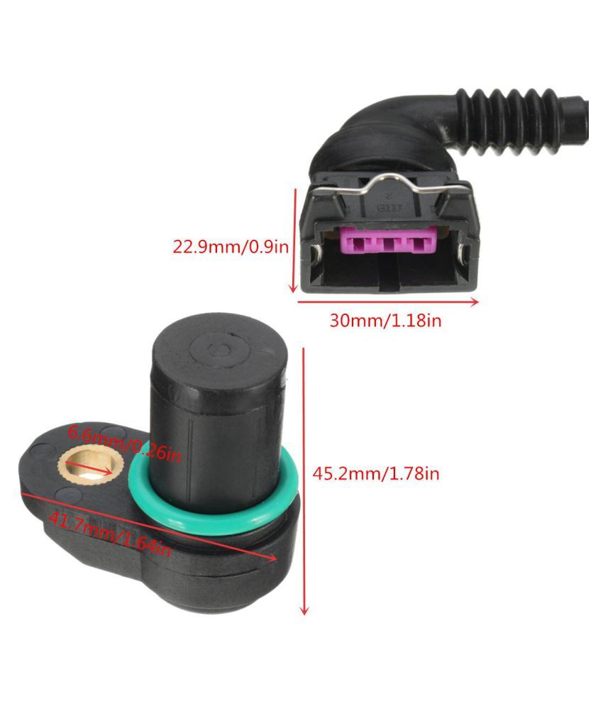 Black Camshaft Cam Position Sensor For BMW E38 E39 E53 540i 740i X5