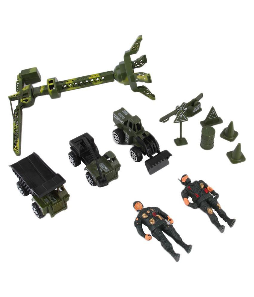 Military Arm Force Excavator Model Engineering Loaders Set Kids Toy