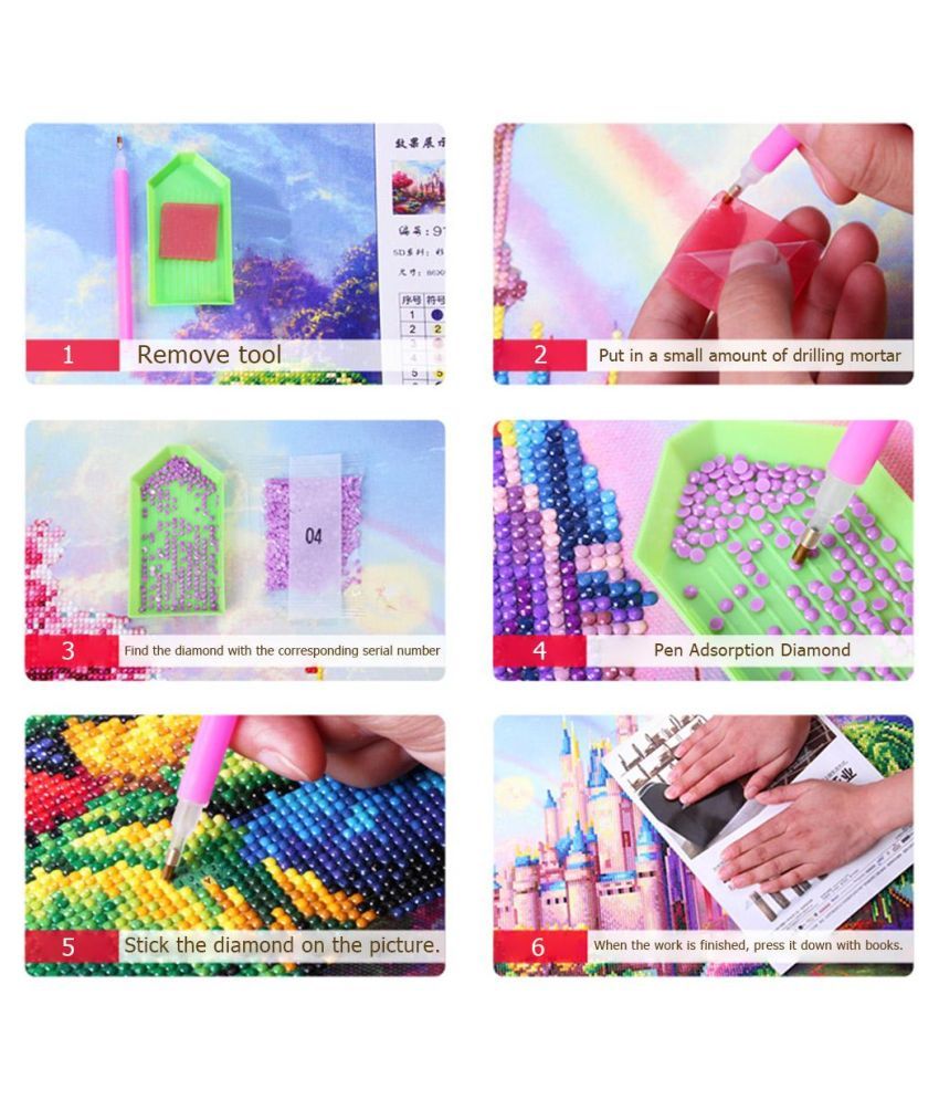 5d Diy Full Drill Diamond Painting Clown Cross Stitch Embroidery