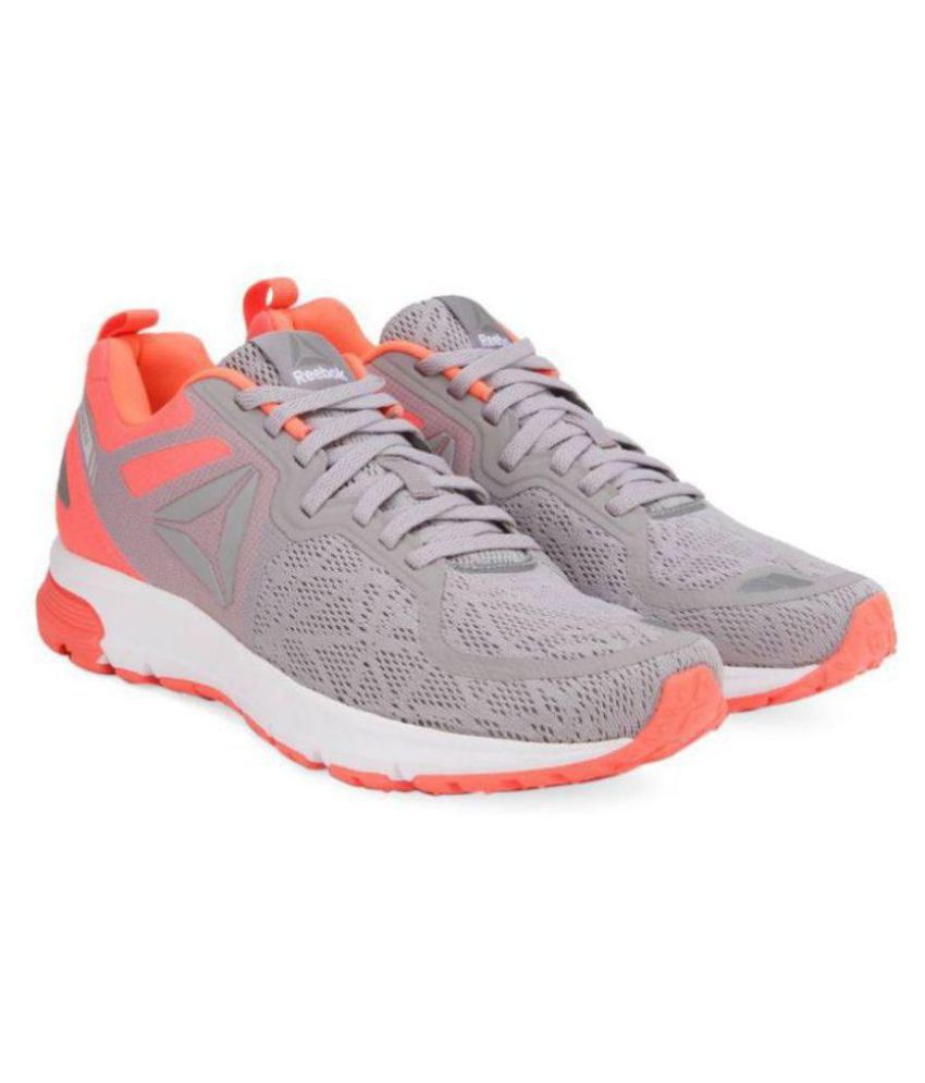 reebok distance 2.0 gray running shoes
