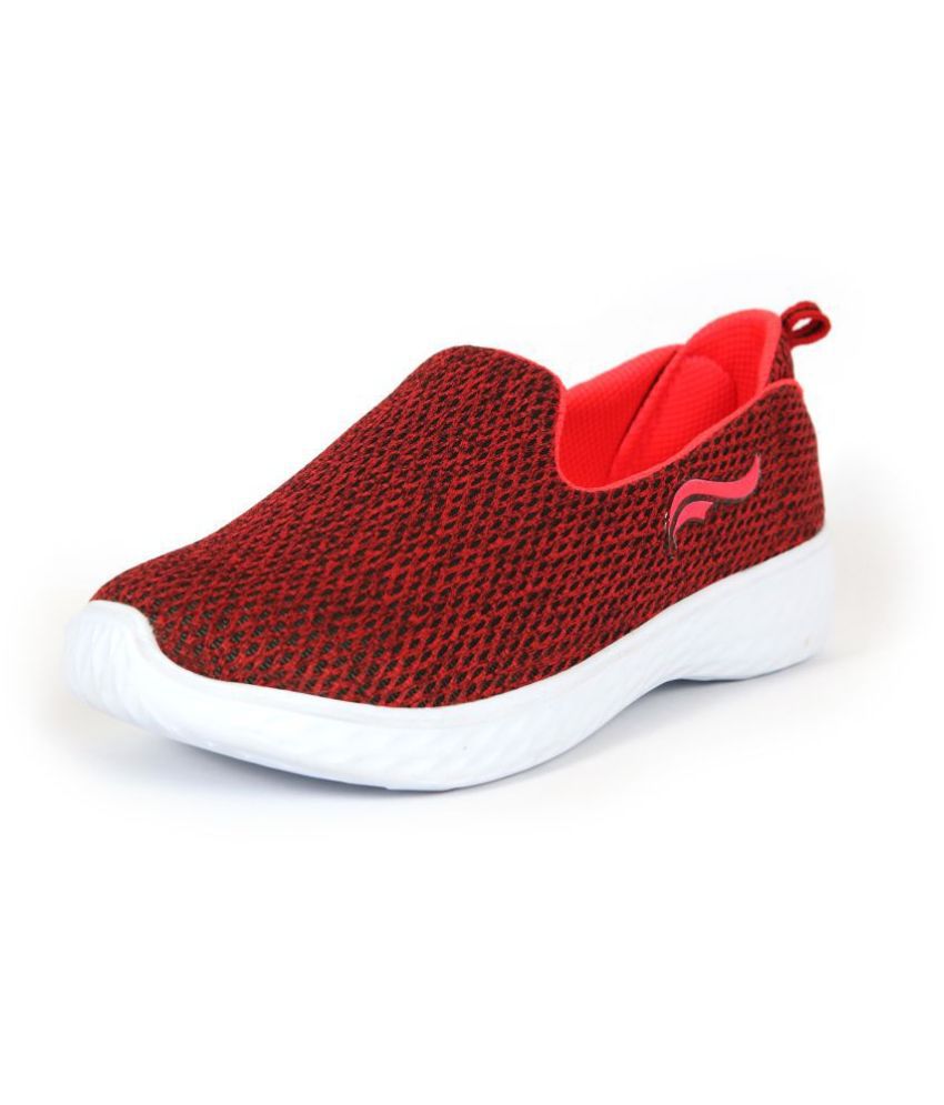 FLYRUN Red Walking Shoes Price in India- Buy FLYRUN Red Walking Shoes ...