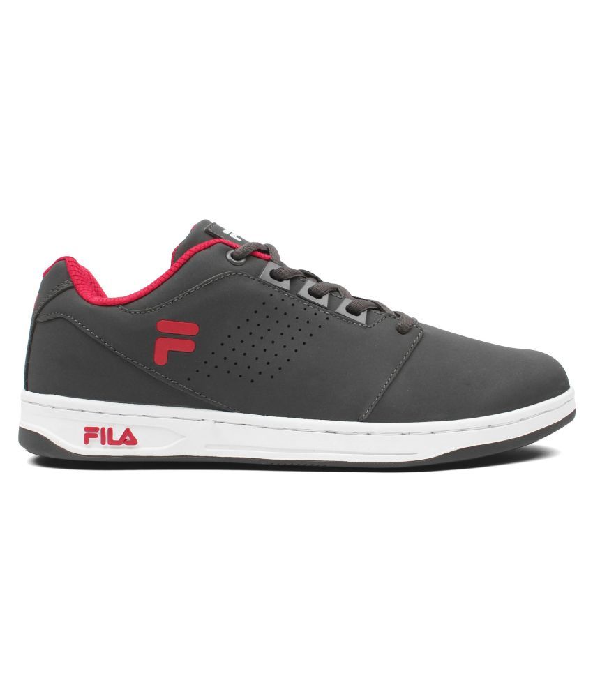 grey fila sneakers