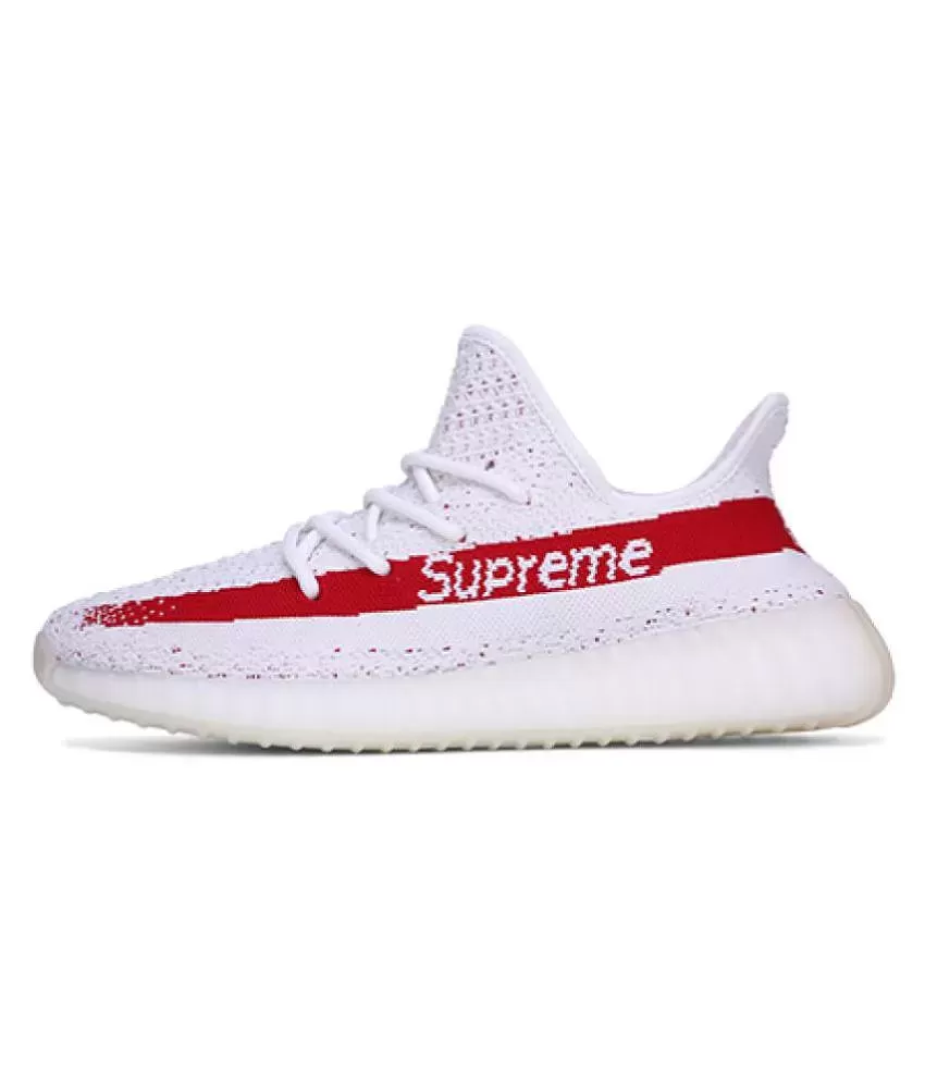 Adidas Yeezy Boost 350 Supreme White Running Shoes - Buy Adidas Yeezy Boost  350 Supreme White Running Shoes Online at Best Prices in India on Snapdeal