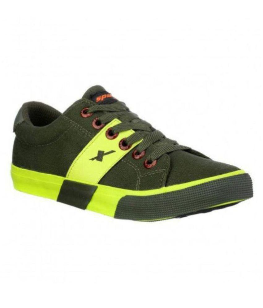 Sparx SM 215 Olive Green Running Shoes 