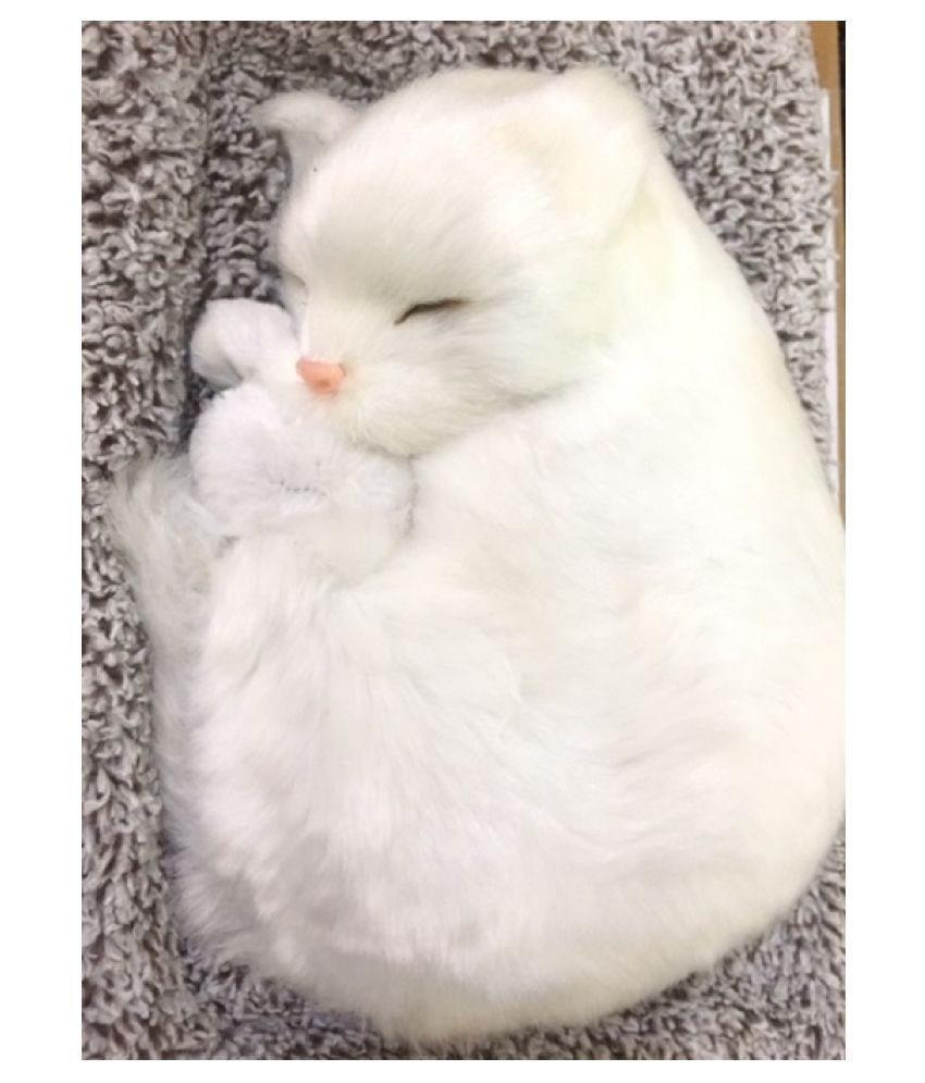 sleeping cat soft toy