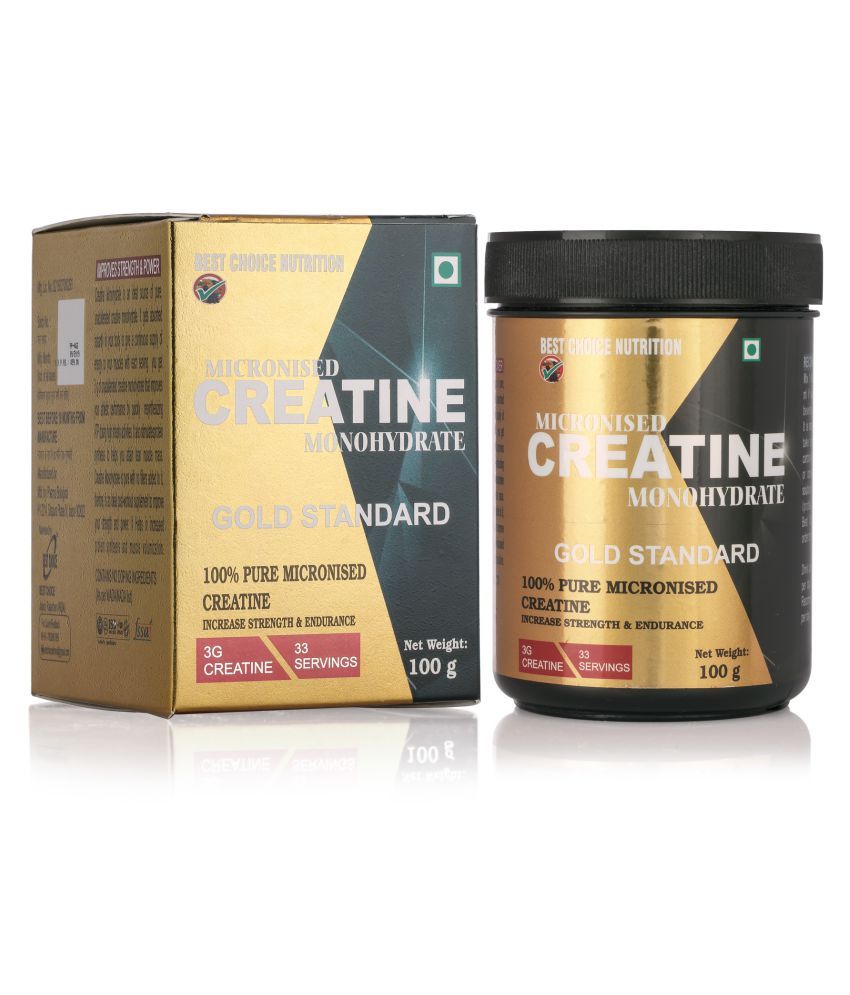 Best Choice Nutrition Micronised Creatine Monohydrate 100 Pure Gold