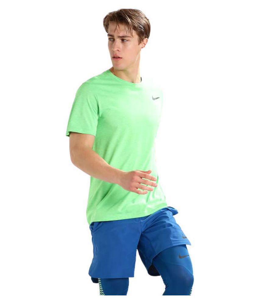 lime green nike shirt men's