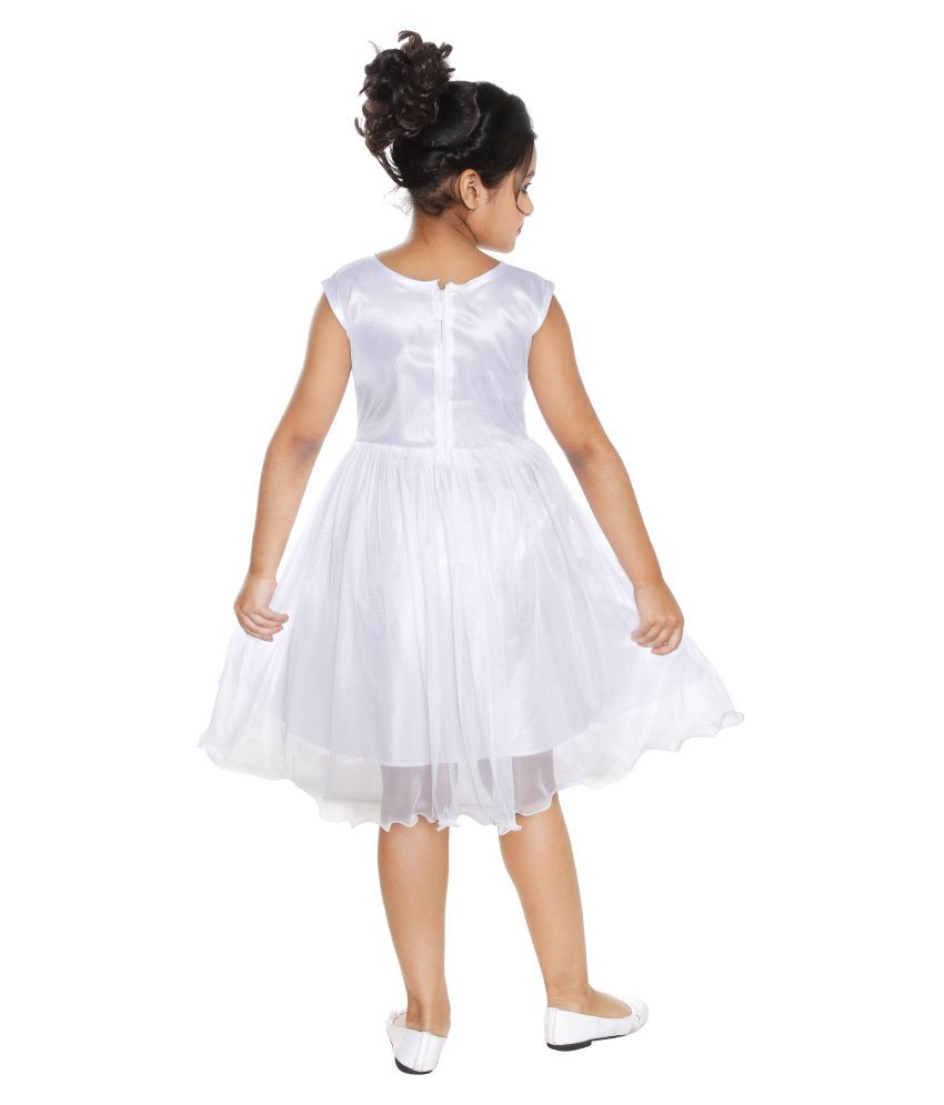 short frock white colour