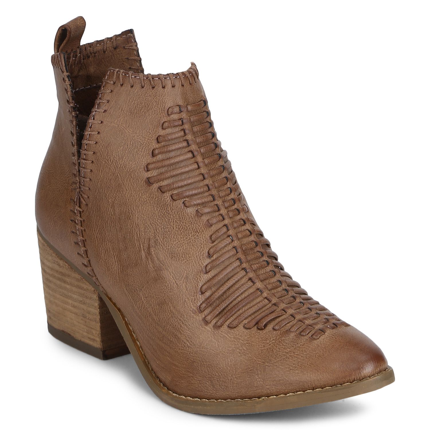 gorg ankle wrap block heel