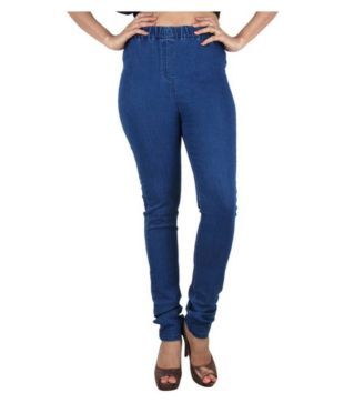 trusha dresses denim lycra jeggings