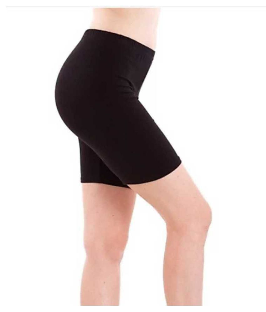 rudra retail Black Cotton Lycra Tights Buy rudra retail Black Cotton