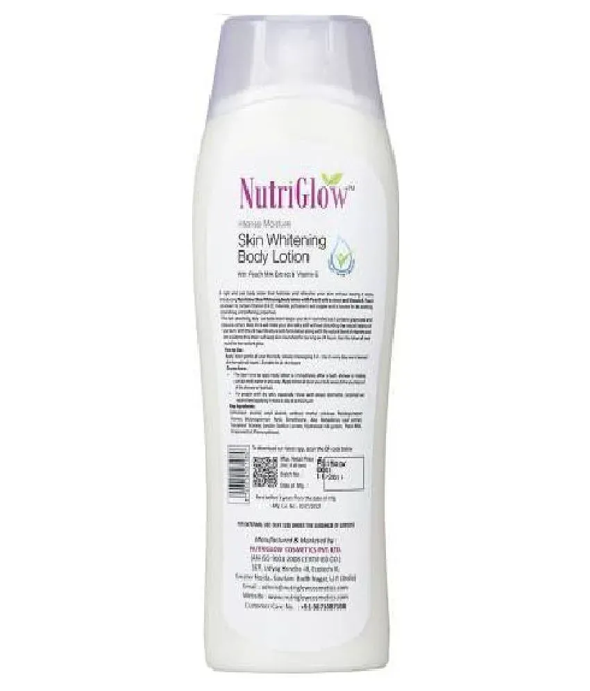 Nutriglow Skin Whitening Moisturizer Body Lotion For Skin 200 ml