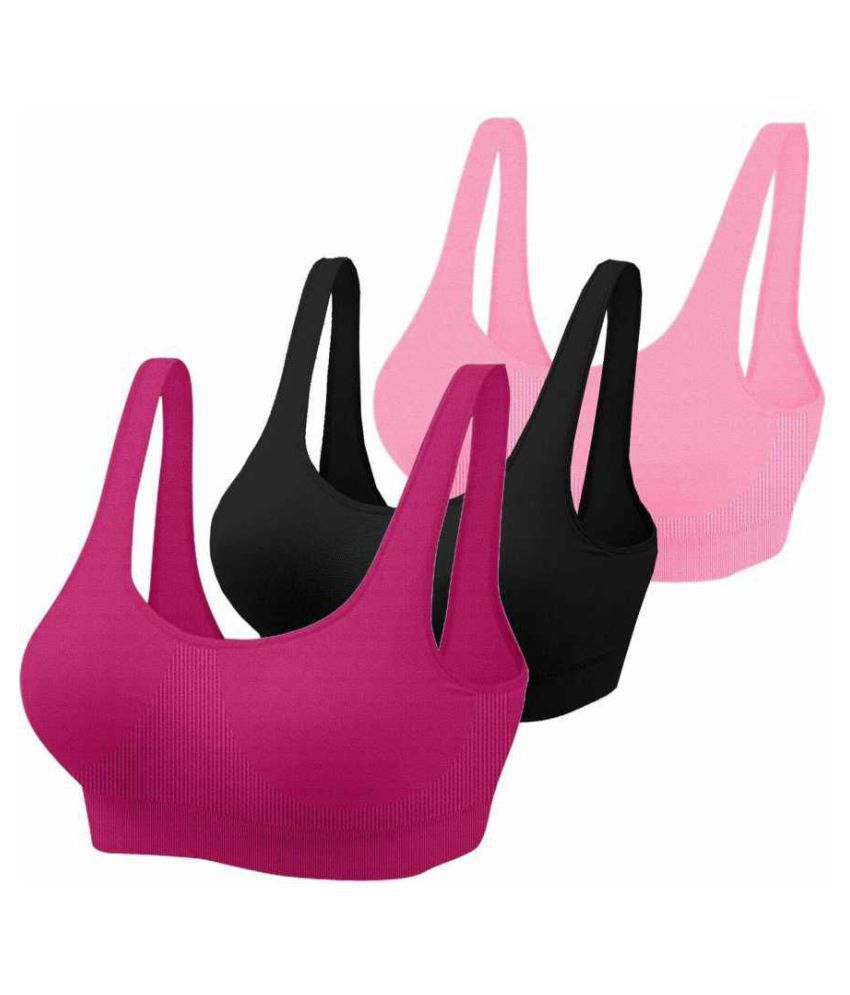 Buy Ducncon Cotton Lycra Air Bra Multi Color Online At Best Prices In